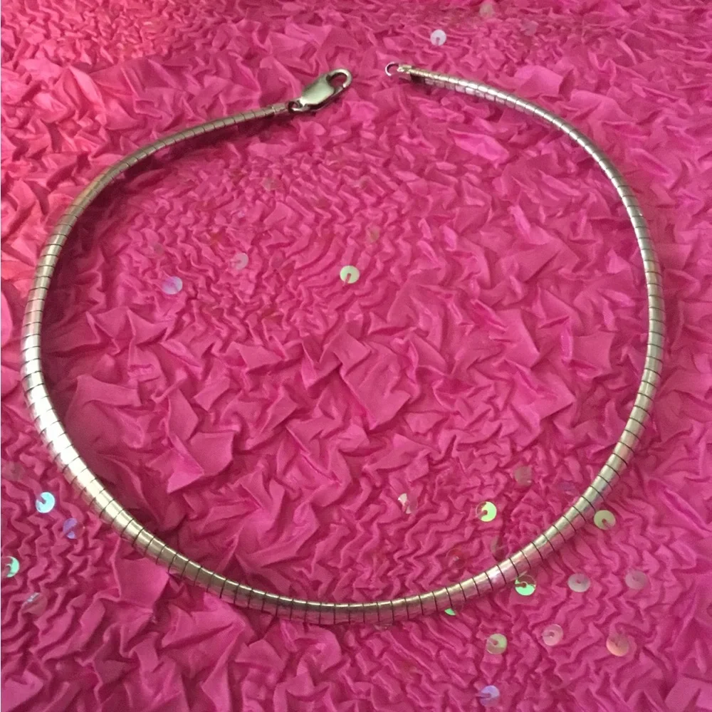 Vintage 925 Sterling Silver Necklace Italy Vtg - Picture 15 of 15